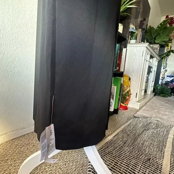 Asos Size 10 Black cross back Maxi Dress NWT - Picture 7 of 7